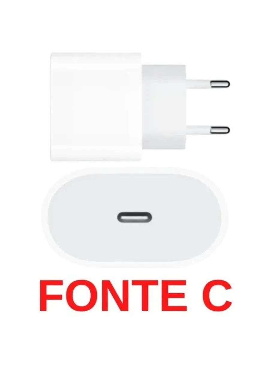 Fonte Carregador Cabeção Usb-c Turbo 20w para iPhone e iPad - Foto 3