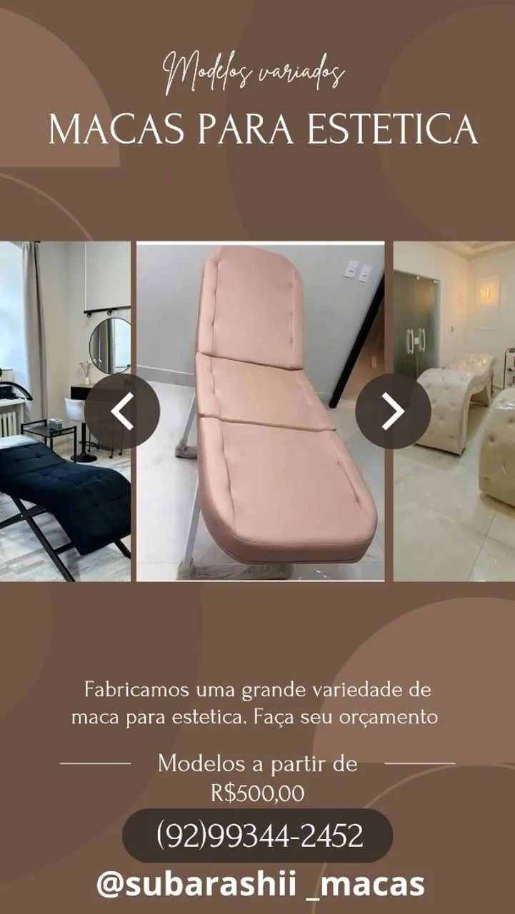 Macas para estética - Modelos variados