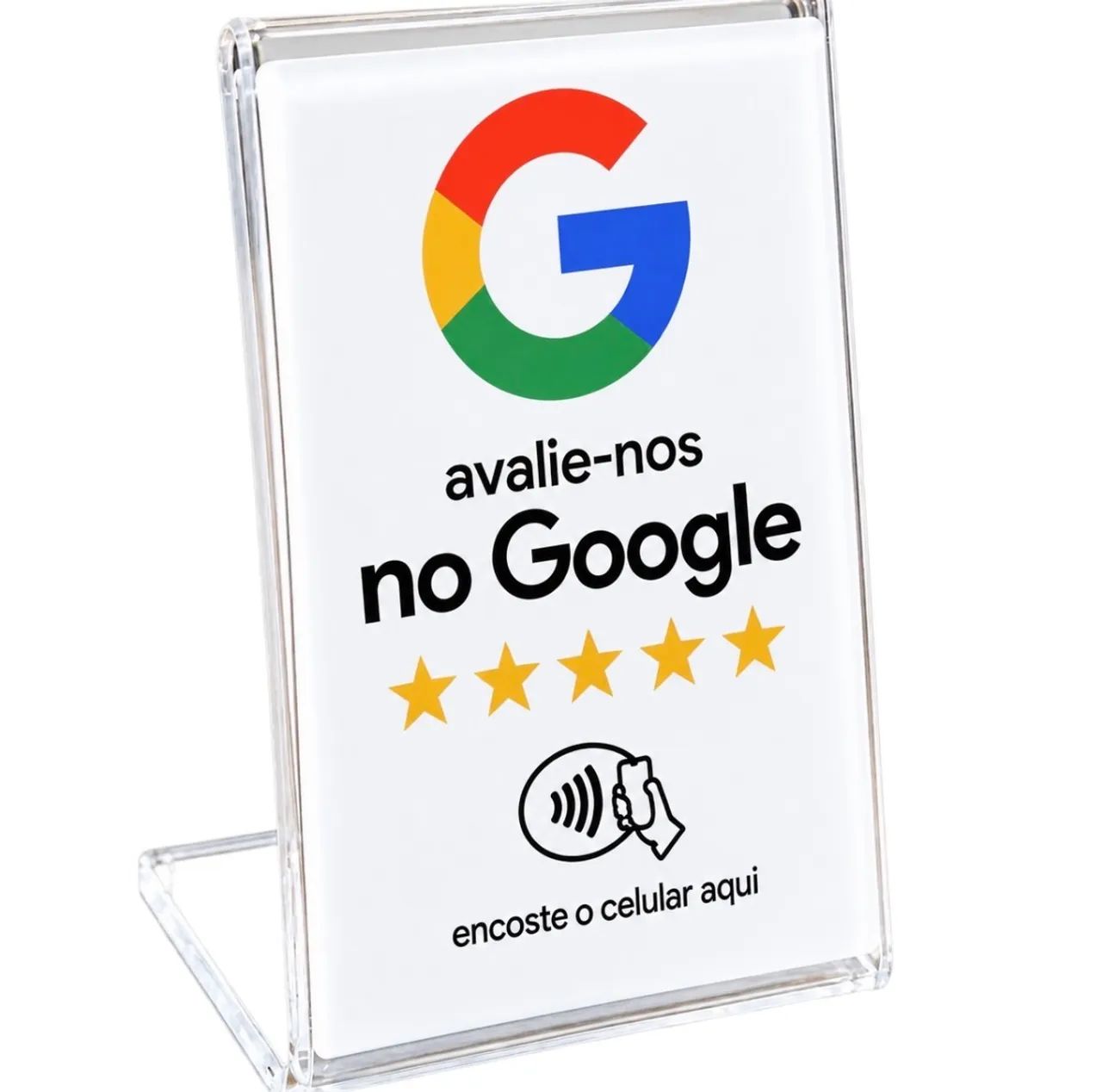 Placa NFC Google para Avaliações 