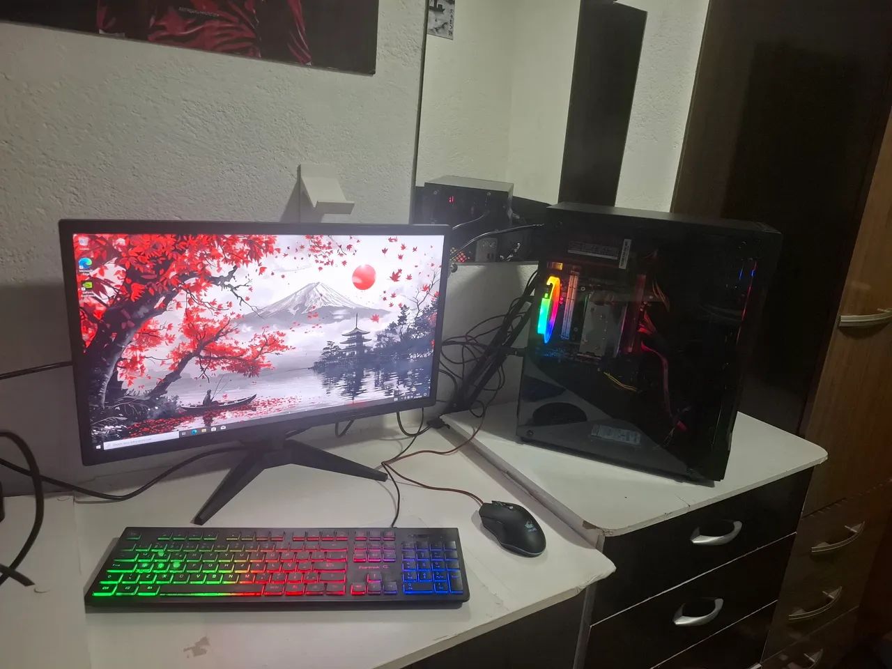 Pc Gamer Completo Com Monitor, Teclado e Mouse  (troco em um Nintendo Switch) - Foto 2