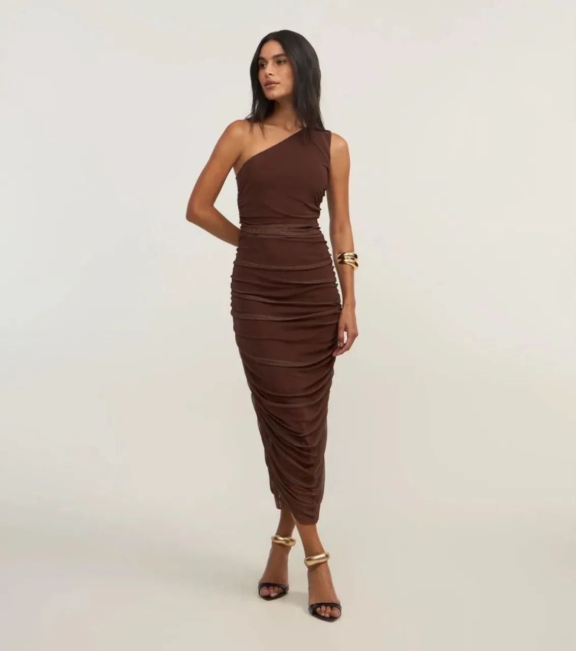 Vestido blue steel marrom M