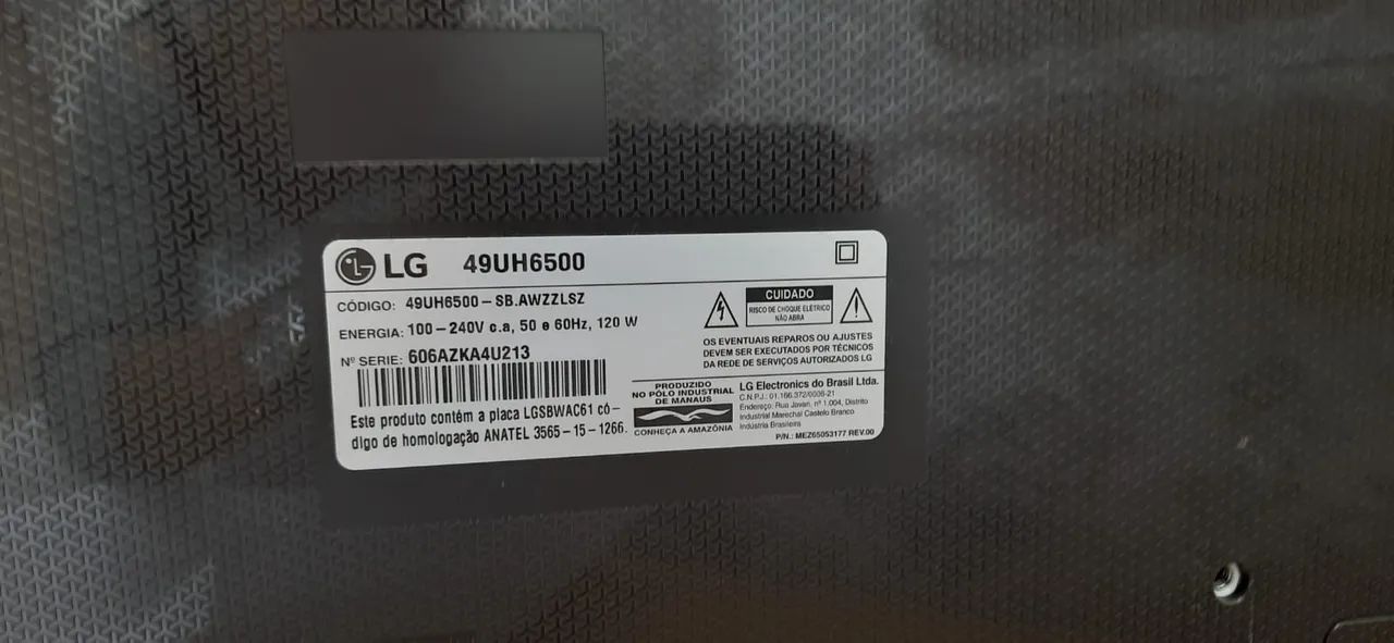 Tv LG smart 49 polegadas para aproveitar peças - Foto 3