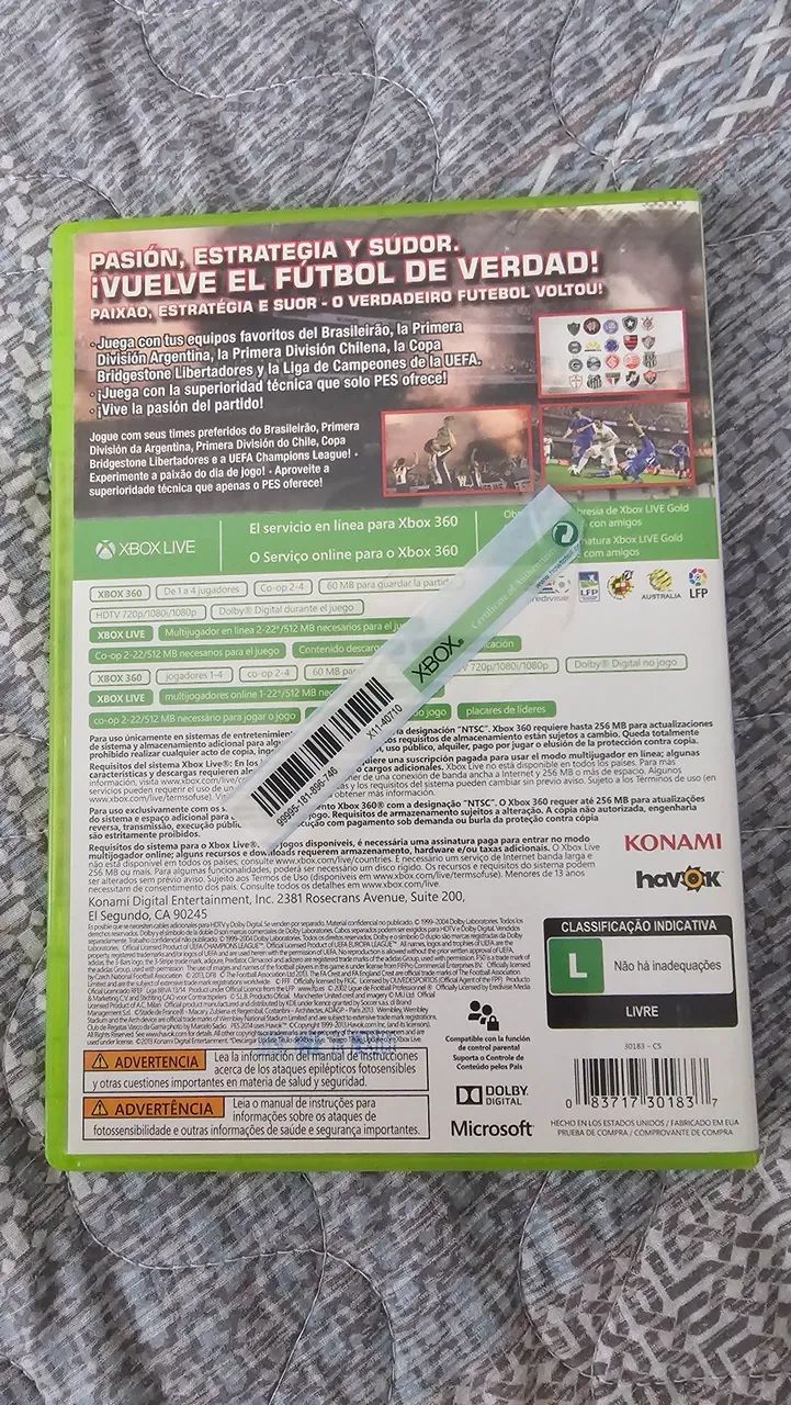 Jogo pro evolution soccer 14 xbox 360 original.  - Foto 2