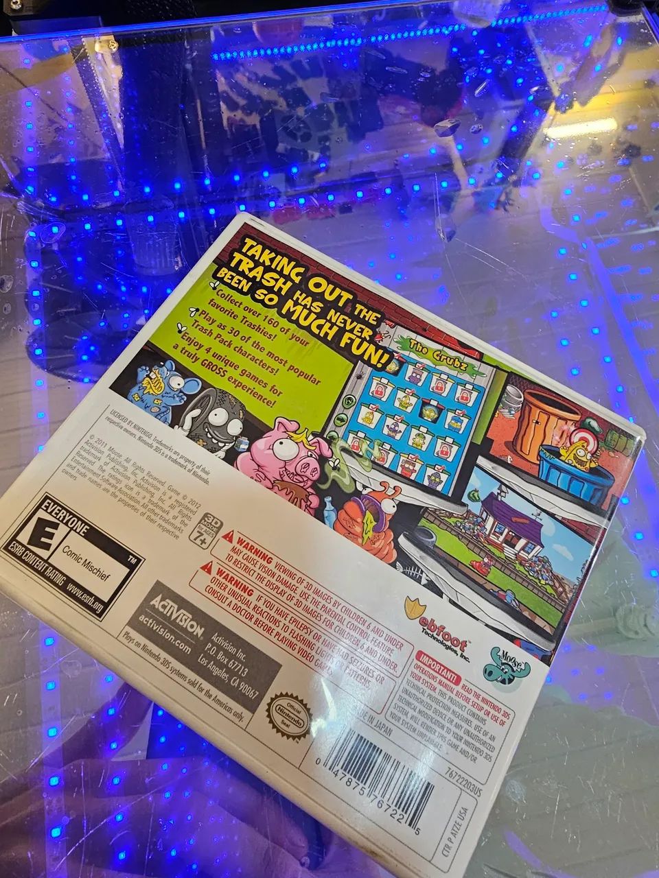 Encarte/capa sem o jogo trash pack 3ds - Jogos de Vídeo Game