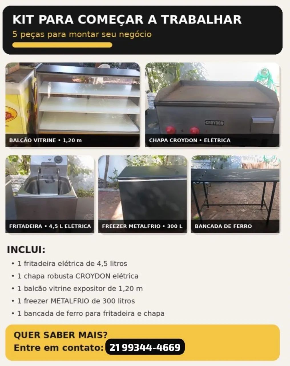 KIT COMPLETO PARA SEU COMÉRCIO 