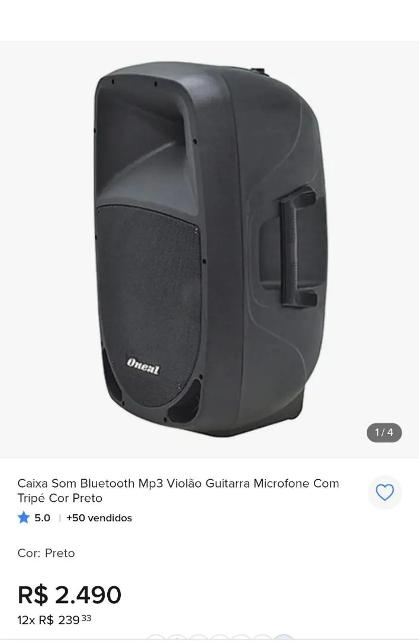 CAIXA DE SOM ONEAL  - Foto 2