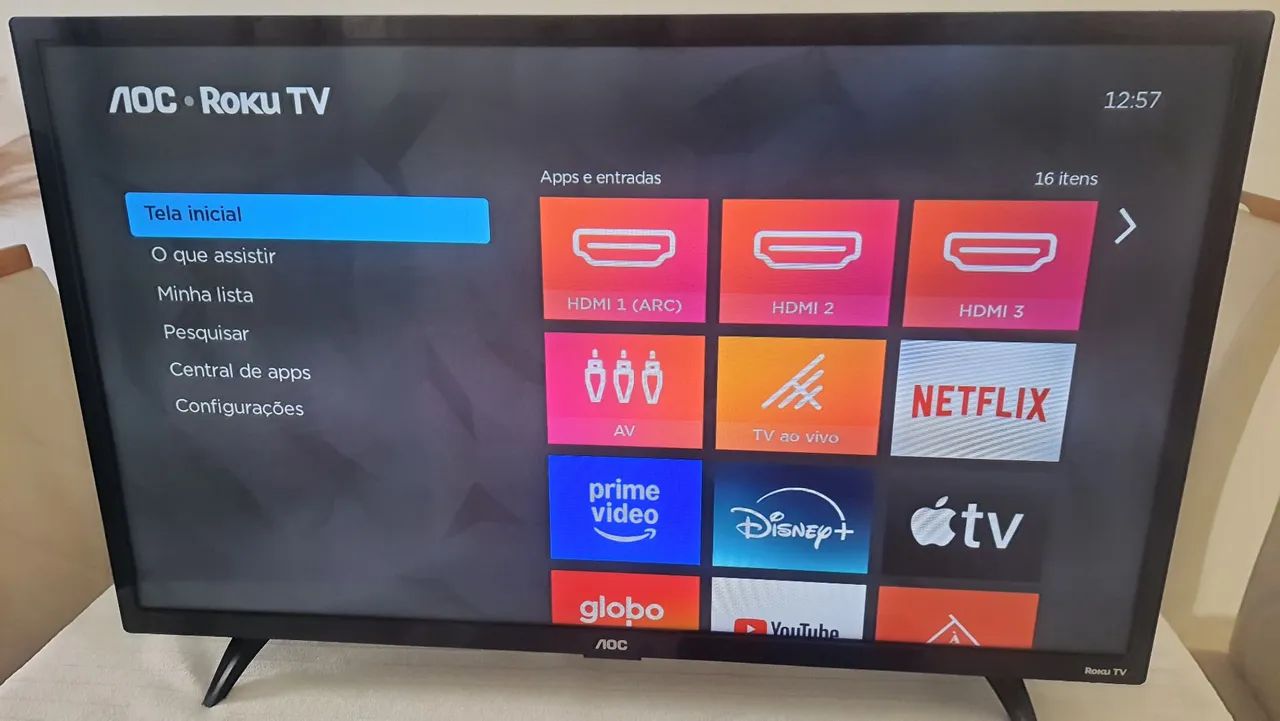 Tv aoc 32"smart roku - Foto 3