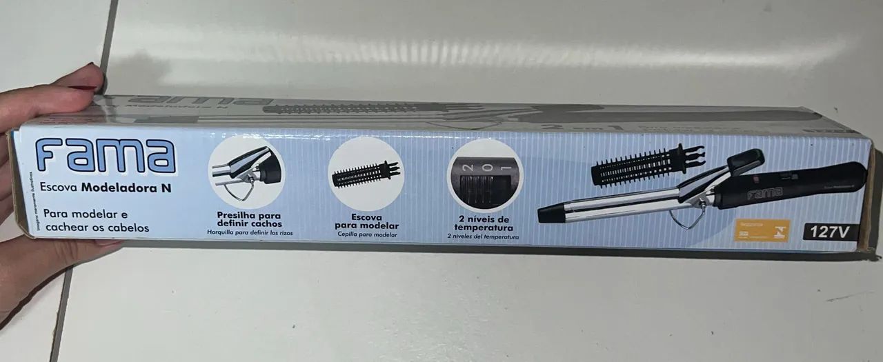 Escova Modeladora N FAMA 2 em 1 - BIVOLT   ?ACEITO PROPOSTA? - Foto 5