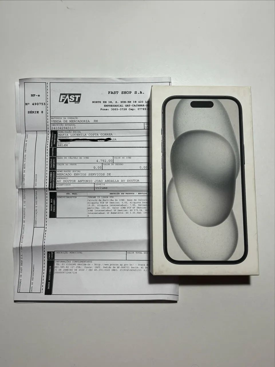 iPhone 15 128GB - Impecável! Com NF, Caixa, Bateria 86% - Foto 5