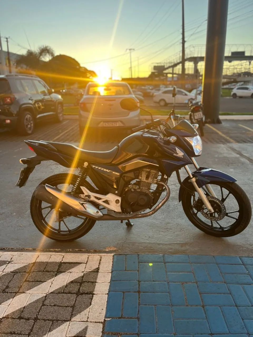 vendo troco financio titan 160 único dono moto quitada fipe 19 mil pix  - Foto 8