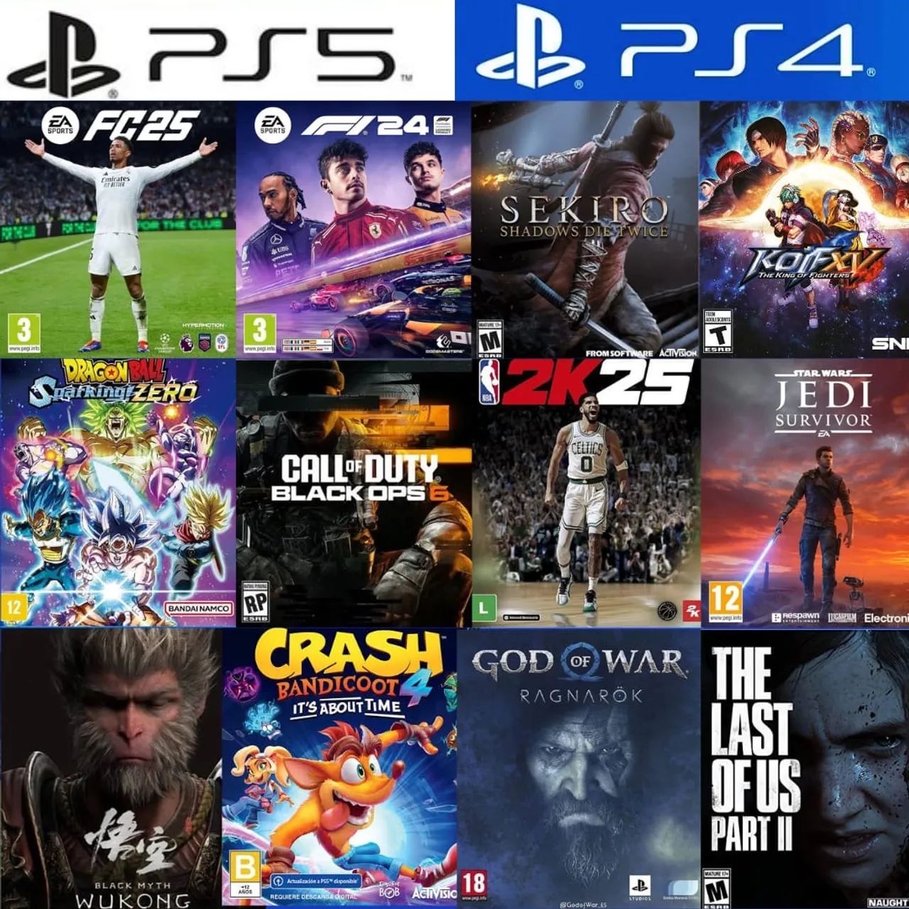 Jogos para ps4 e ps5