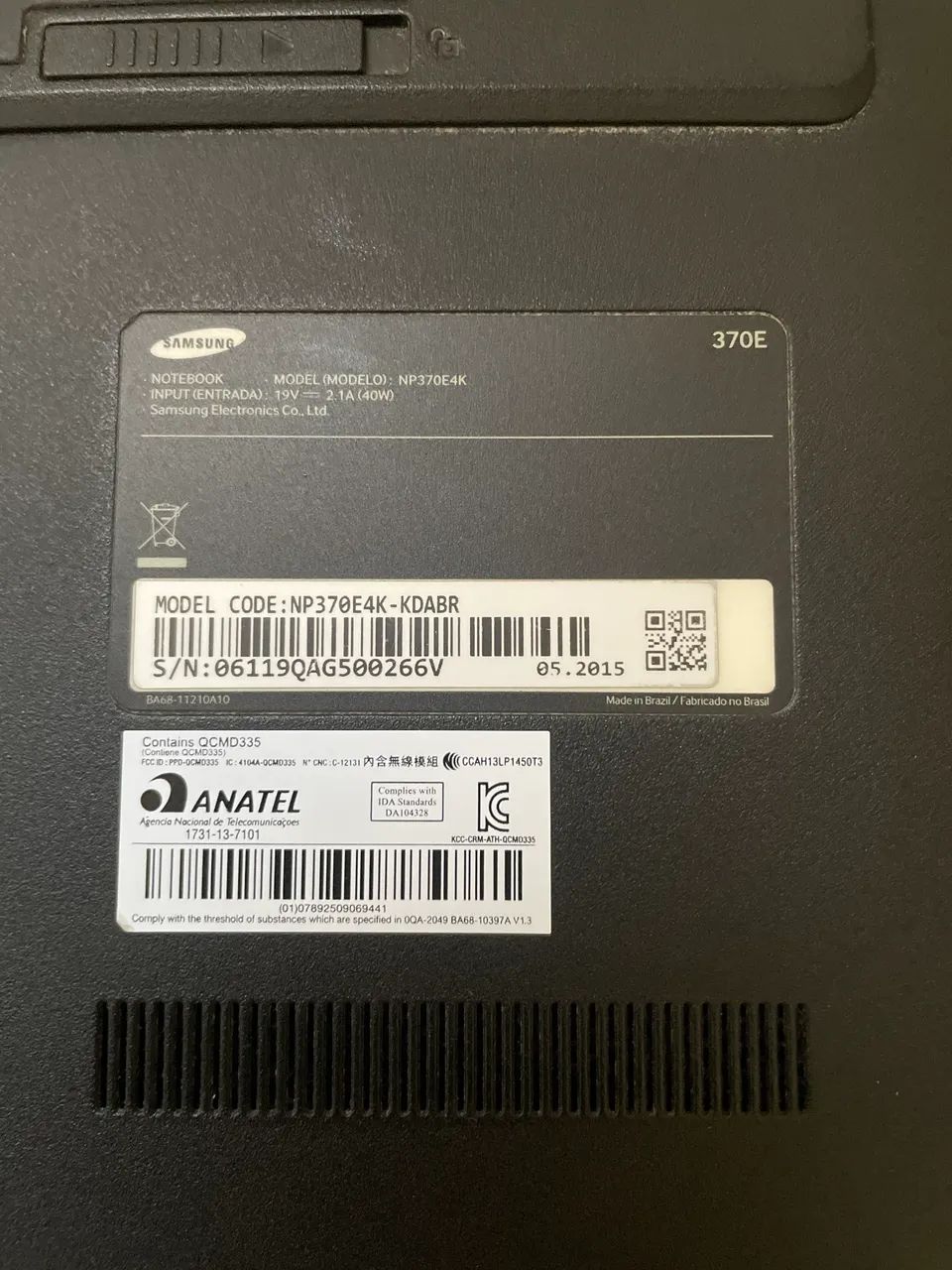 Laptop Samsung NP370E4K - Foto 3