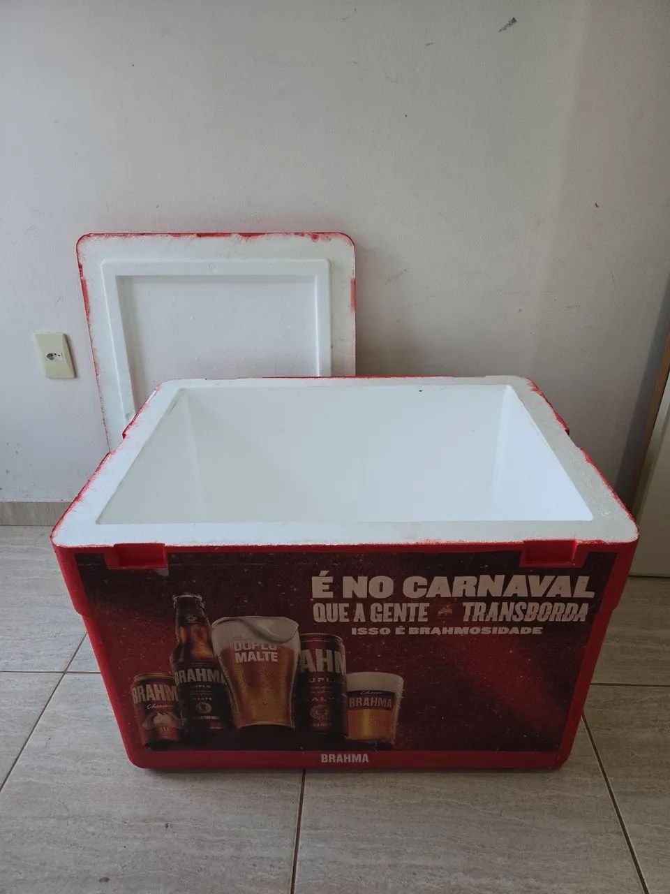 Caixa de isopor nova com Dreno 170 litros - Foto 4