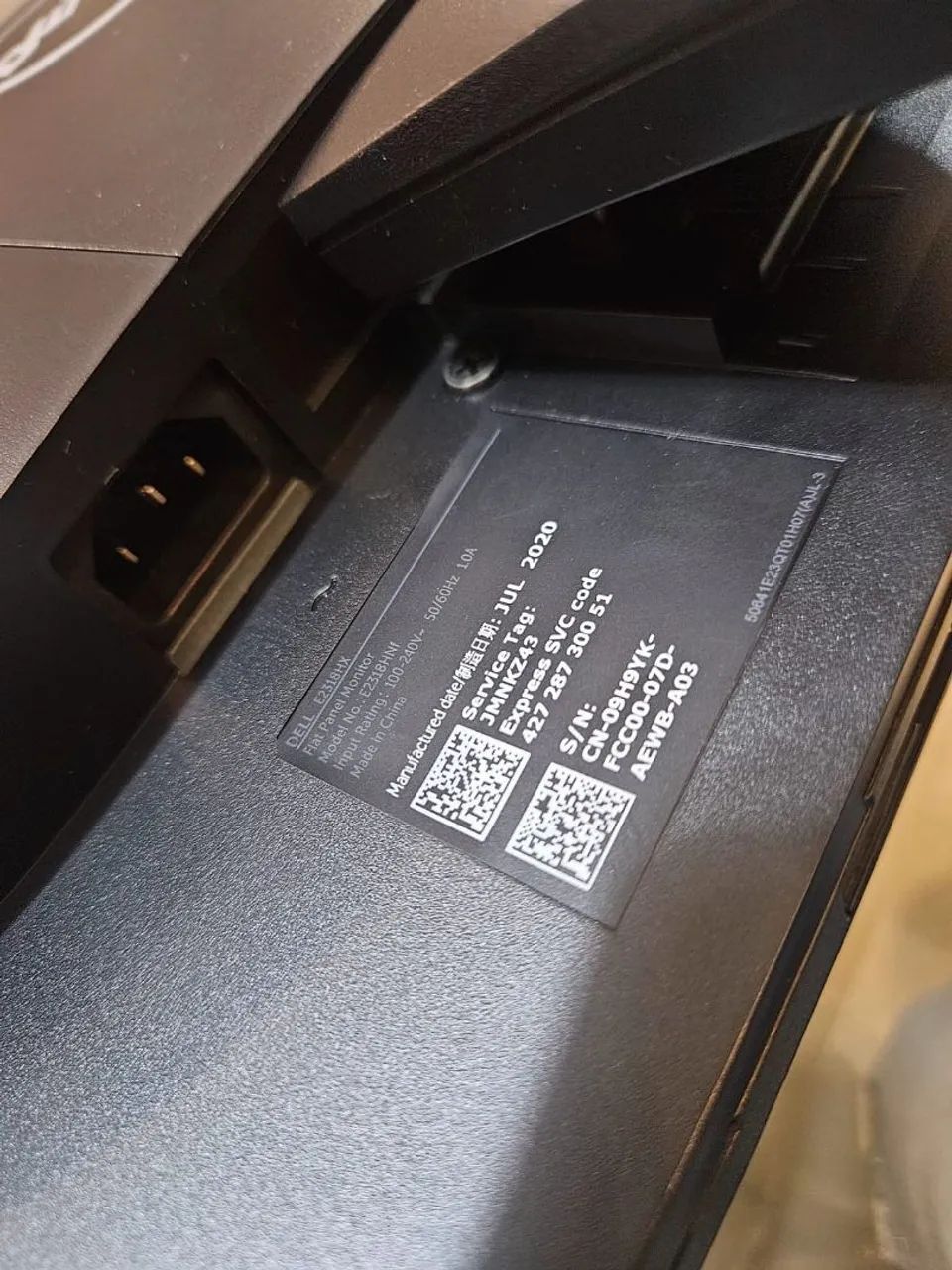 Monitor Del E2318 HX semi novo  - Foto 4