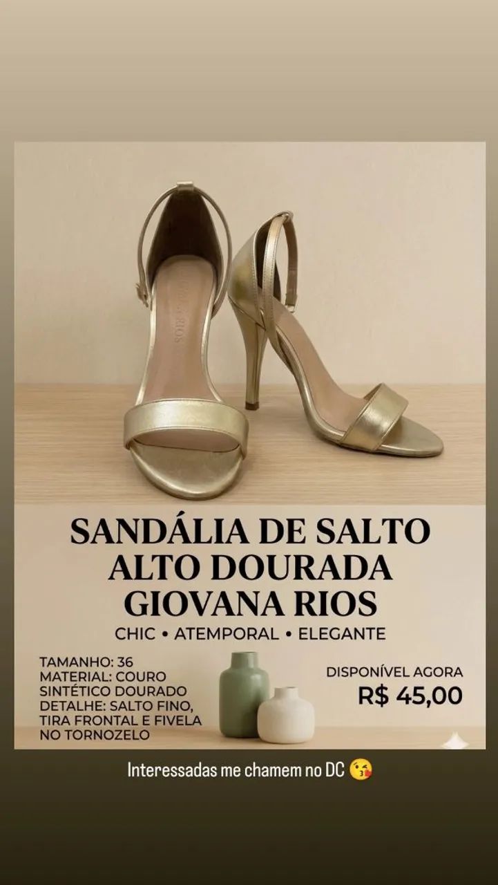 Salto fino dourado
