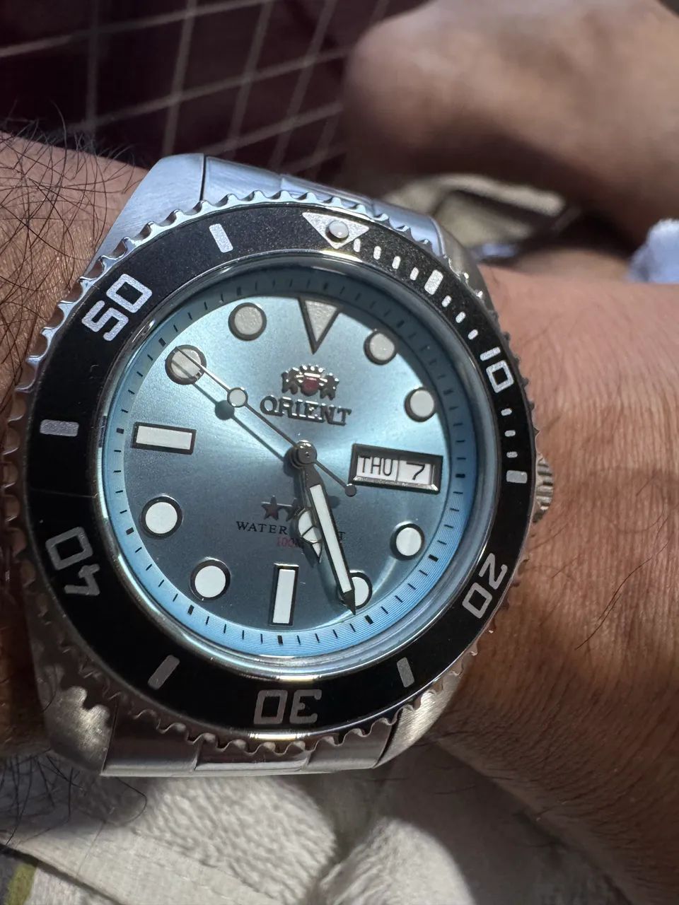 ORIENT JAPAN SKY BLUE - COMPLETO - IMPECÁVEL - R$ 950 - Acessórios