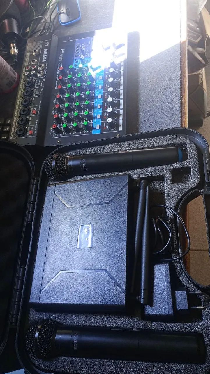 Mesa de som + microfones profissional  - Foto 4