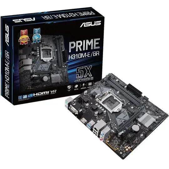 Kit Placa mãe e processador PC Gamer: Asus prime h310m-e + i59400f - Foto 2