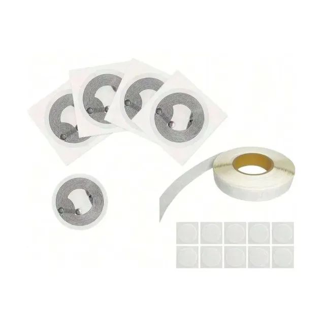 20 Adesivos Etiqueta NFC Regravável 504 Bytes iOS Android 25mm - Foto 2