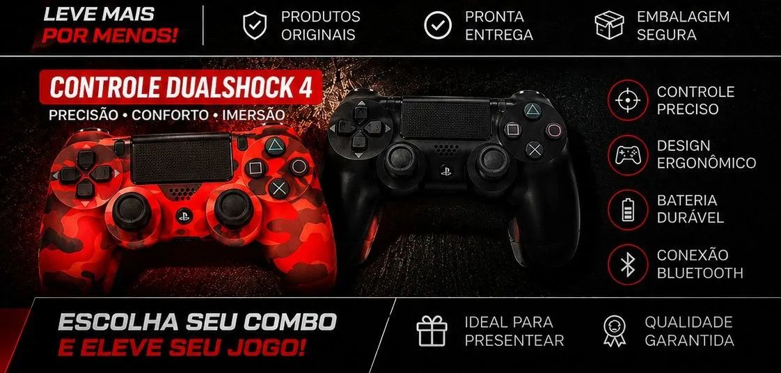Controle de ps4 
