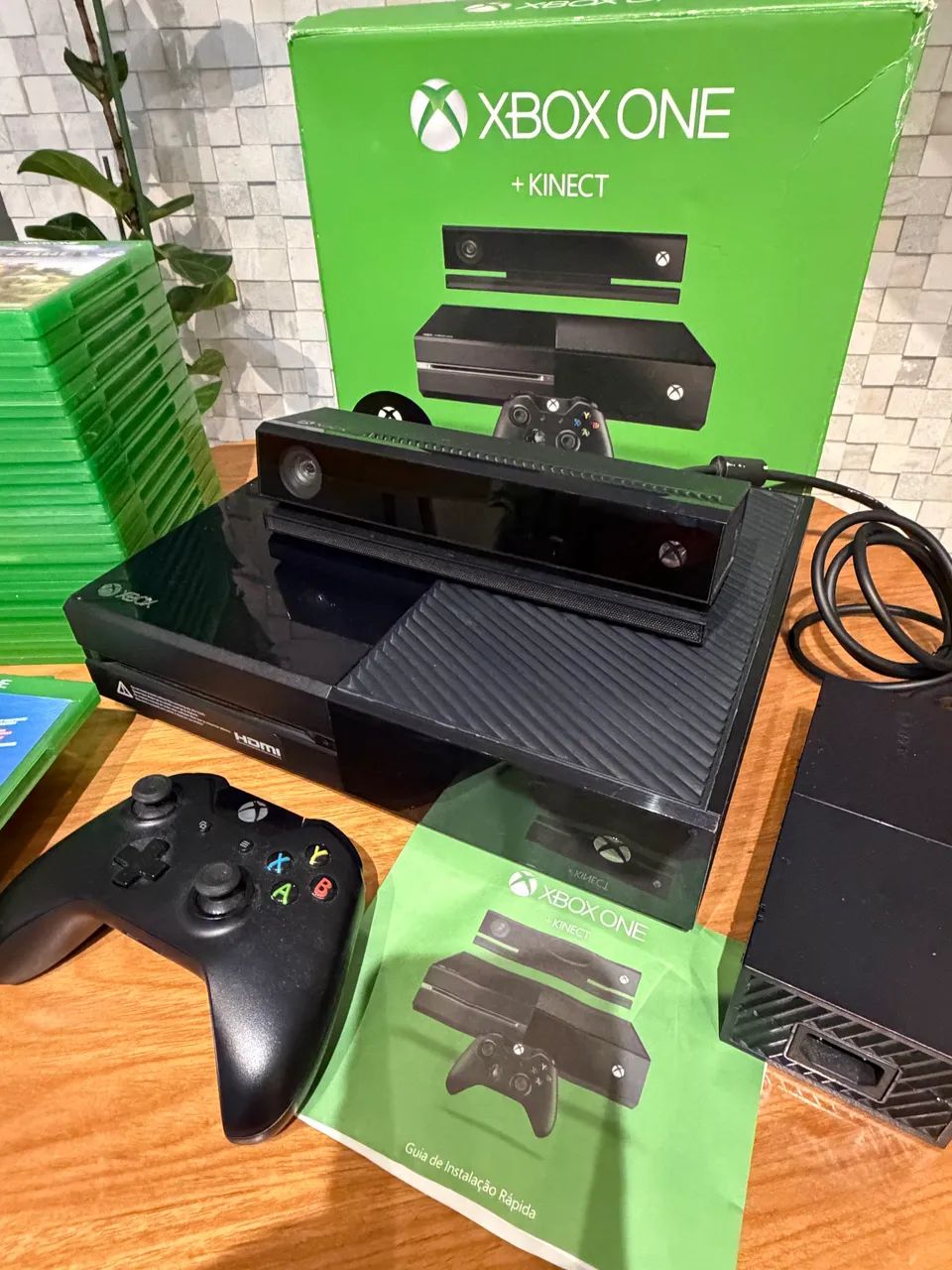 XBOX ONE + KINECT + 21 JOGOS