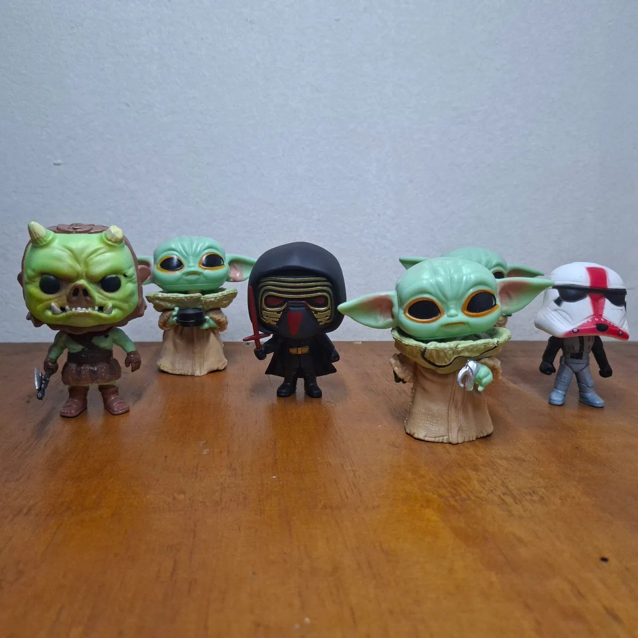 6 bonecos Star wars