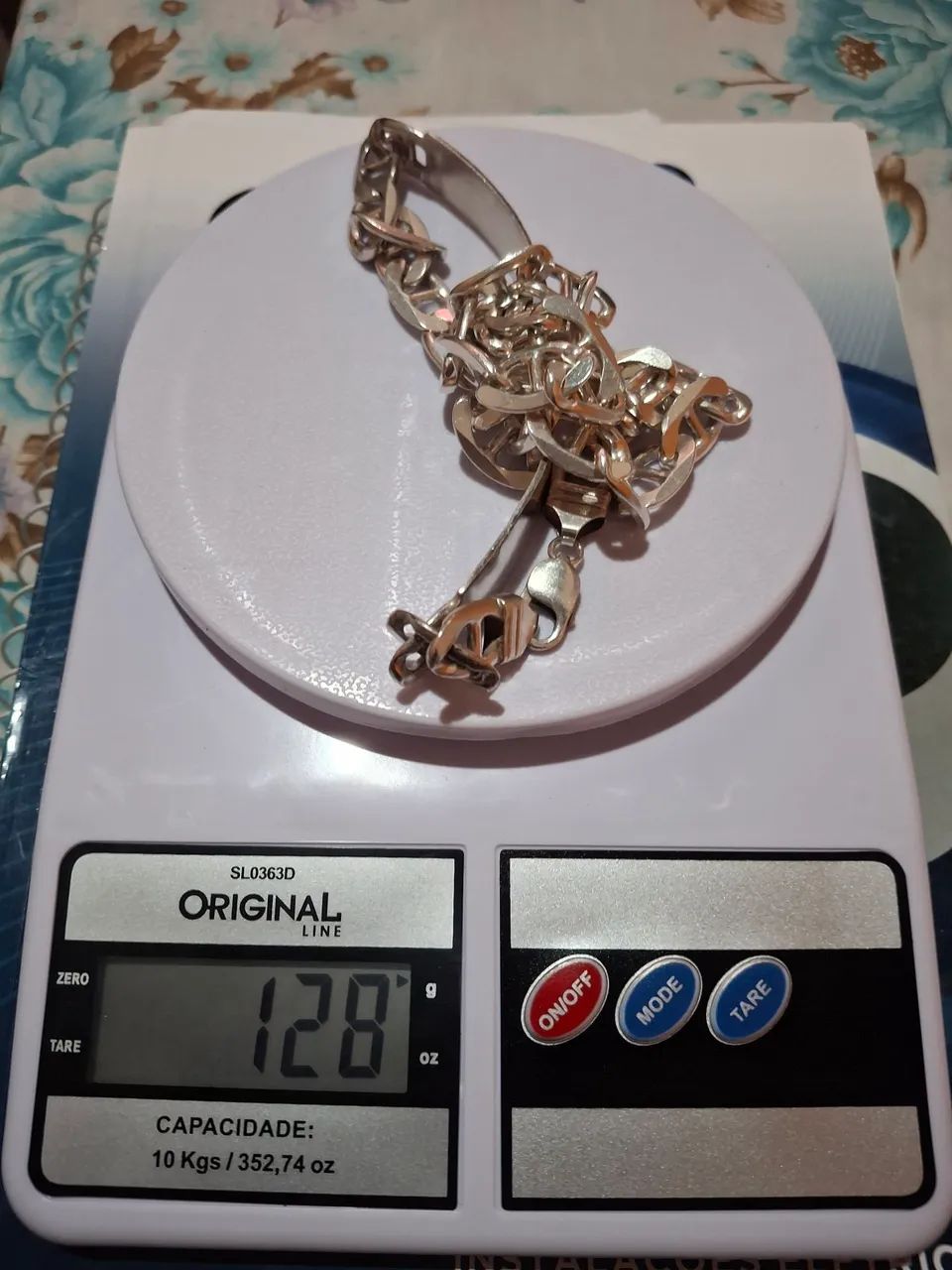 Corrente E Pulseira De Prata Kit ! - Foto 4