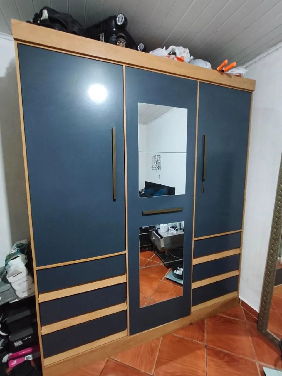 Guarda Roupa 3 portas com espelho - Foto 5