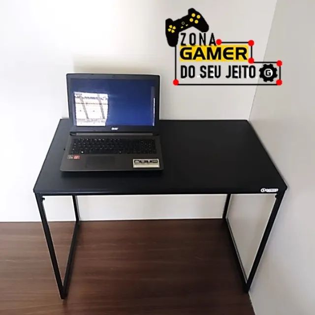 Mesa GAMER Reforçada NOVA Multiuso Estilo Industrial para Notebook Computador de Estudo - Foto 3