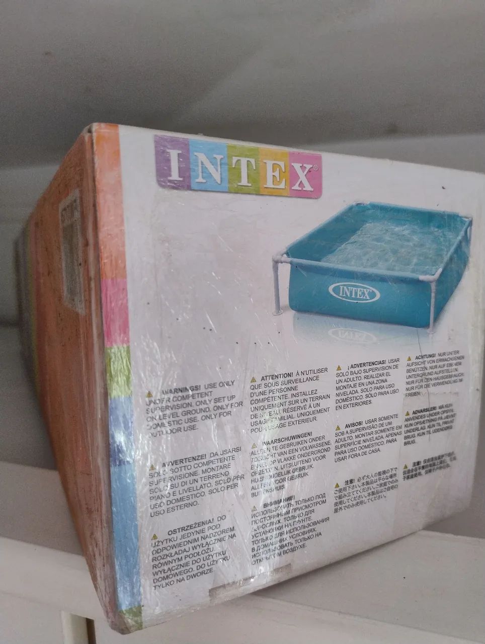 Piscina Intex 1.22x1.22. Profundidade 30cm.