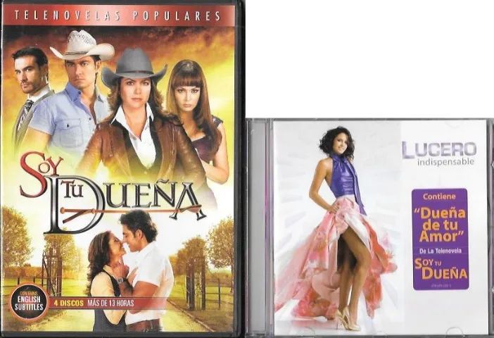 Kit DVD: Soy Tu Dueña (A Dona) novela mexicana da Lucero + CD: Indispensable