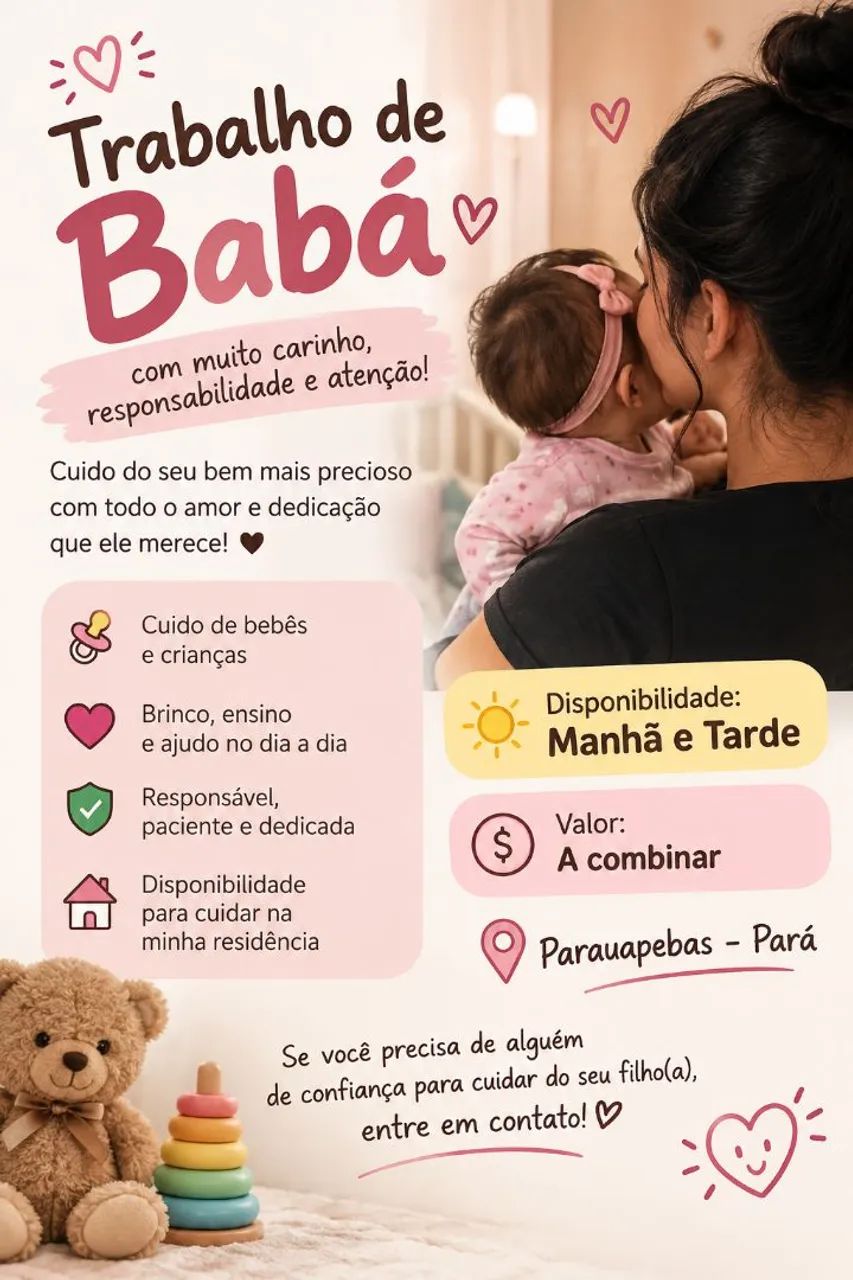 Babá em minha residência 