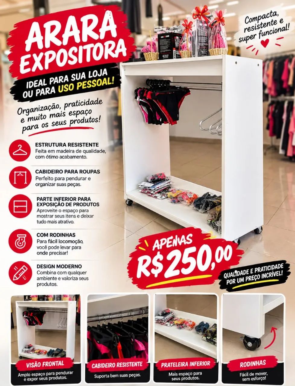 Arara expositora oportunidade 