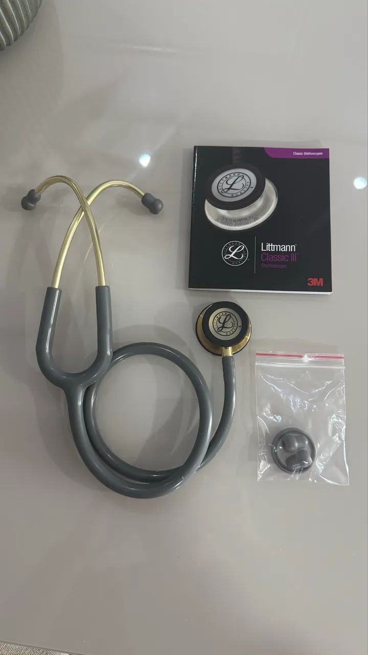 Estetoscópio Littmann classic Iii Cinza - Foto 3