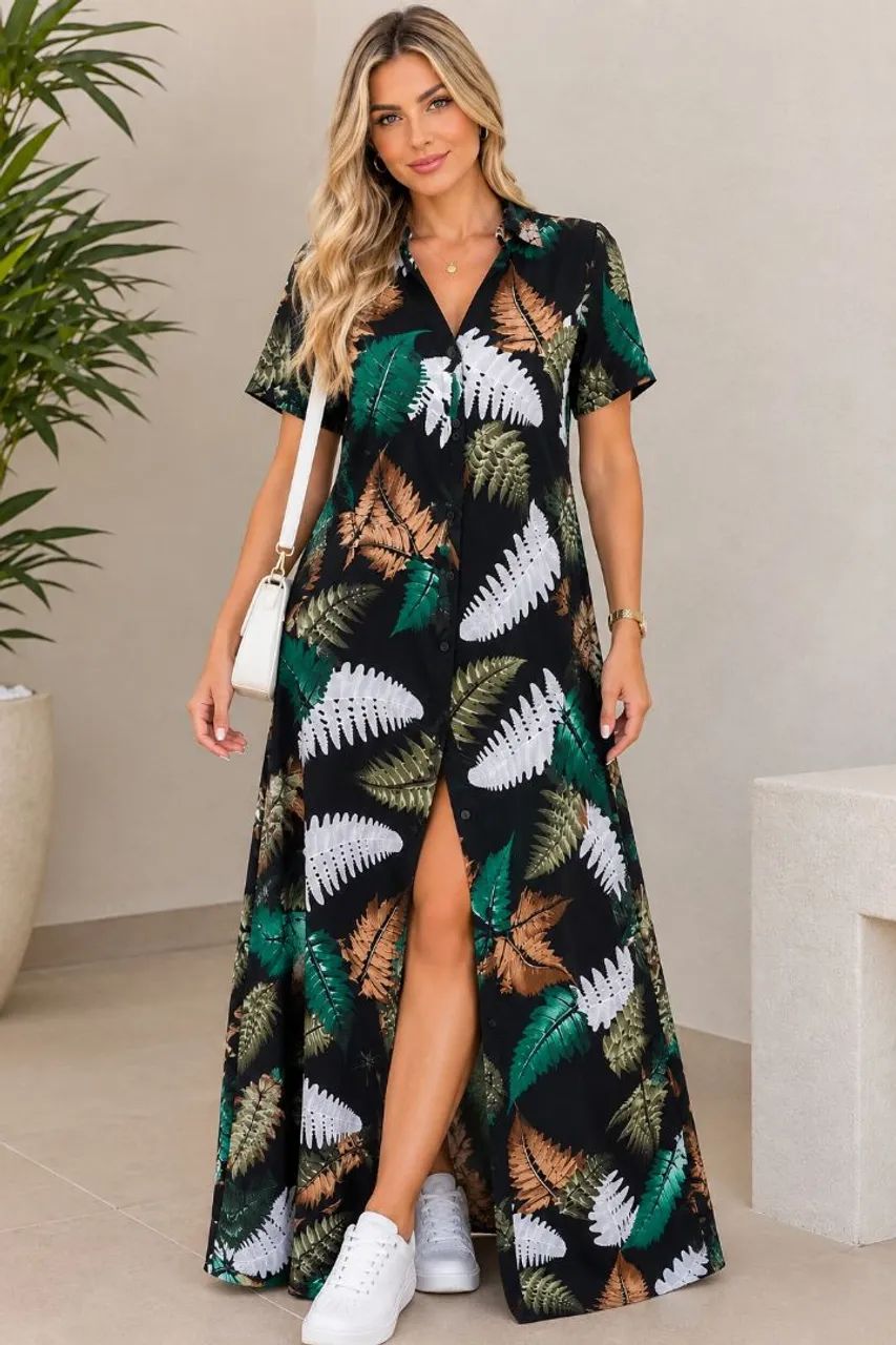 Vestido M estampado 