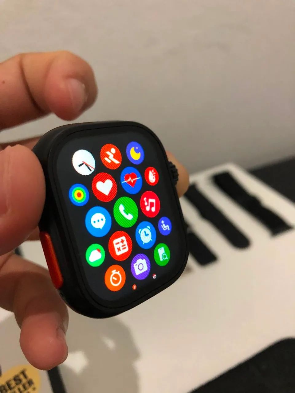 Smartwatch Ultra com 3 Pulseiras e 1 Película de Brinde - Foto 2
