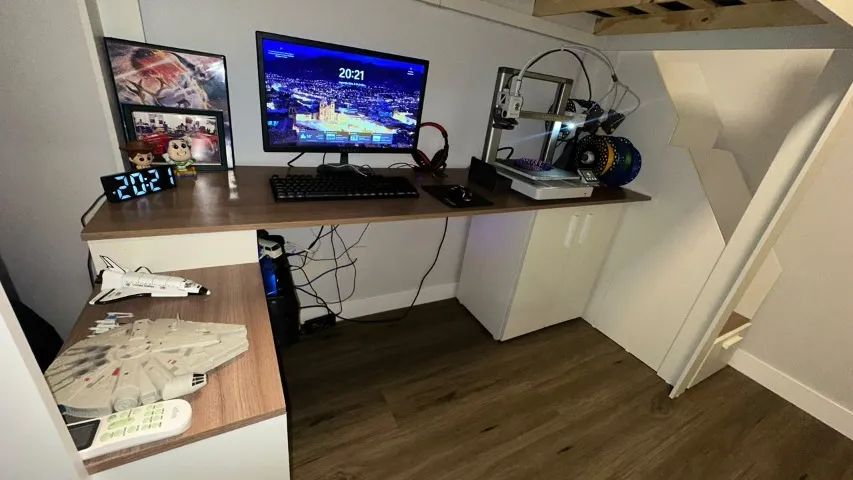 cama alta juvenil star plus office multifuncional - Foto 3