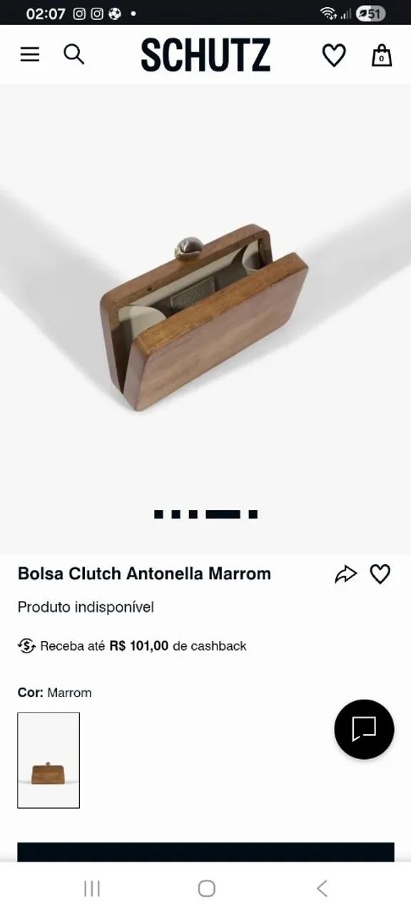 Bolsa da schutz ( antonela marron ) - Foto 4