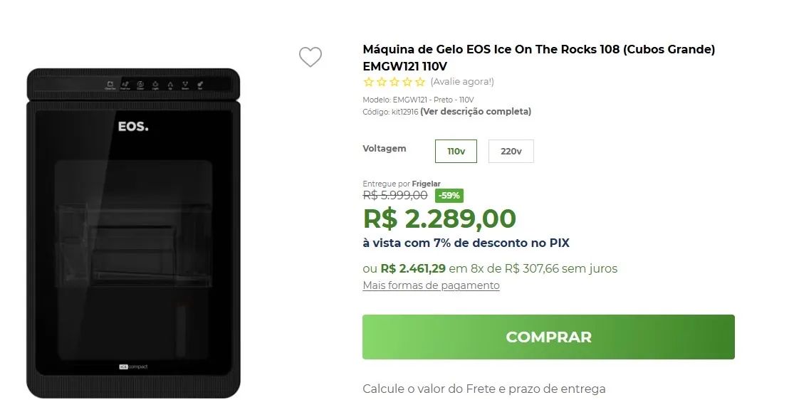 Máquina de gelo marca eos nova - Foto 3