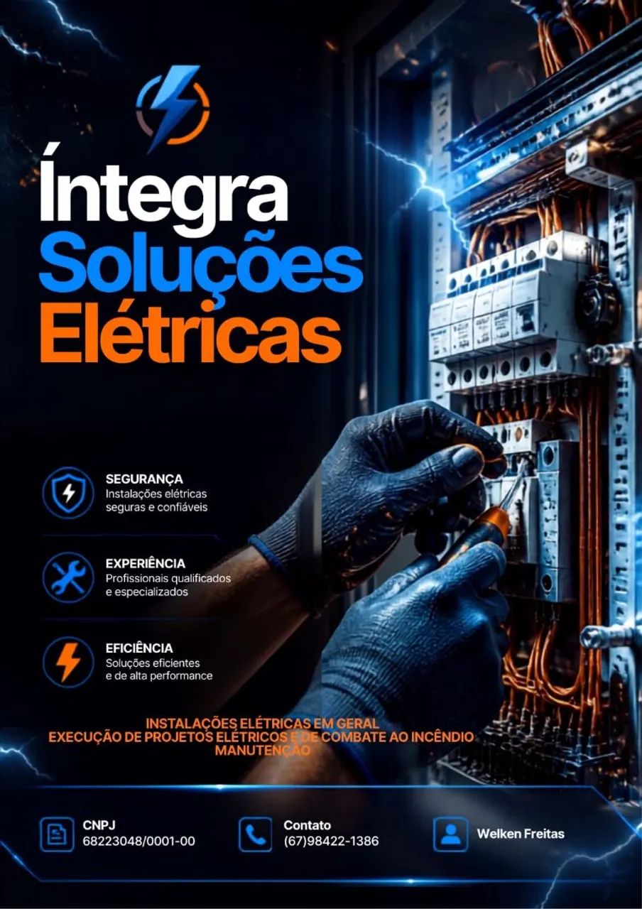 Eletricista residencial e comercial 