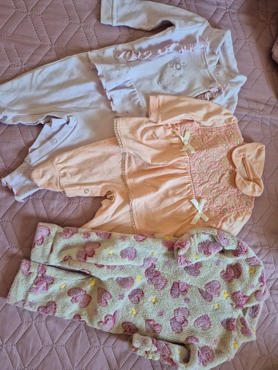Roupinhas de bebê menina - 3 meses - Foto 3
