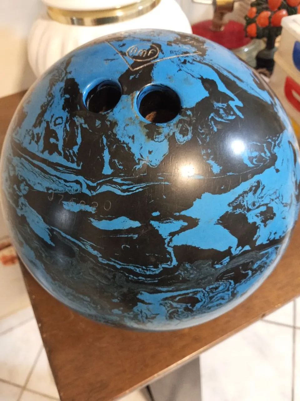 Bola de boliche,usada : - Foto 2
