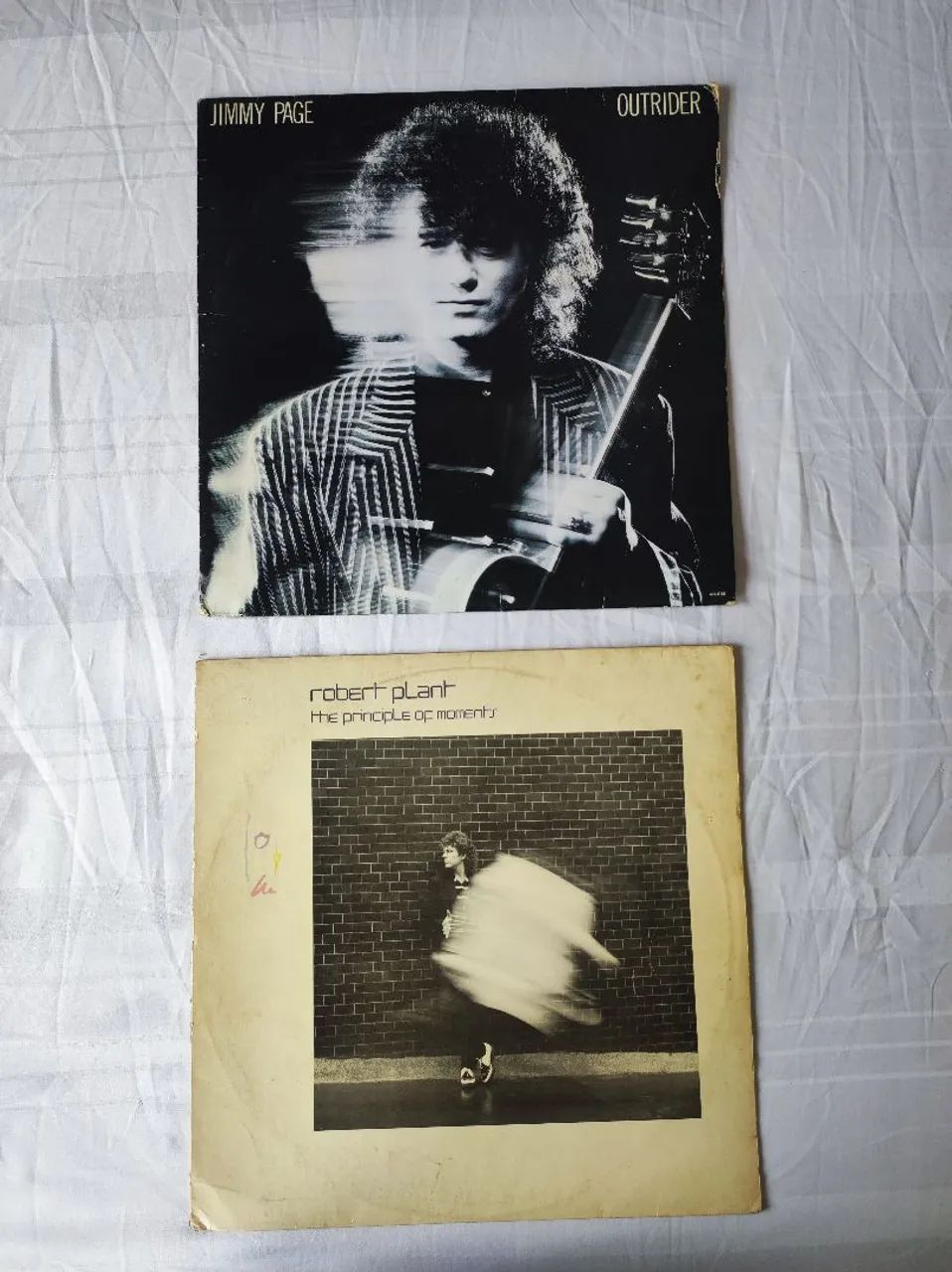 2 LP's Jimmy Page/Robert Plant 