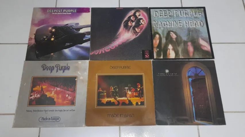 LP Vinil - Deep Purple - Lote com seis álbuns 