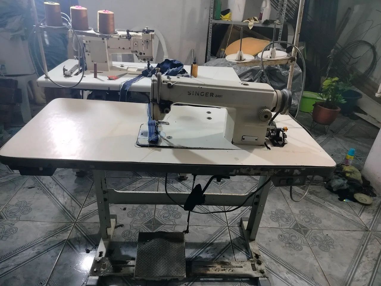 Máquina reta singer - Foto 2