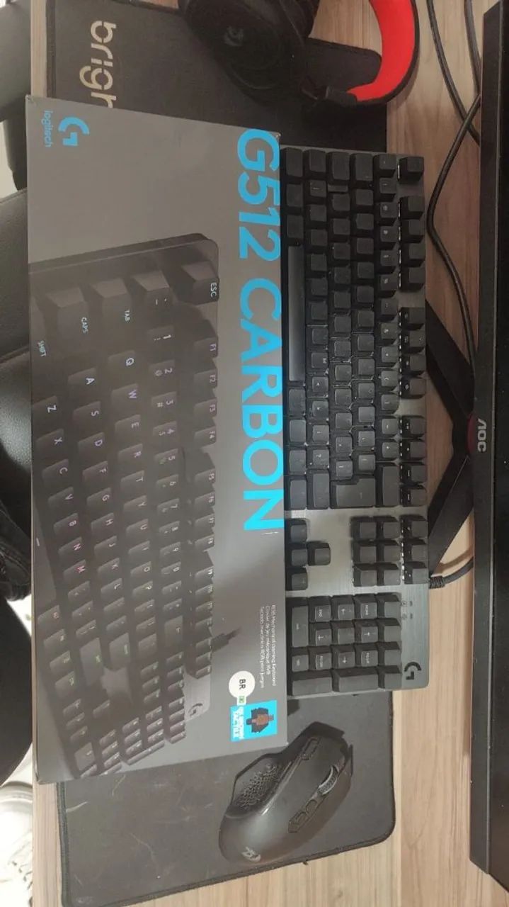 Monitor AOC 165 HZ  e Teclado Gamer
