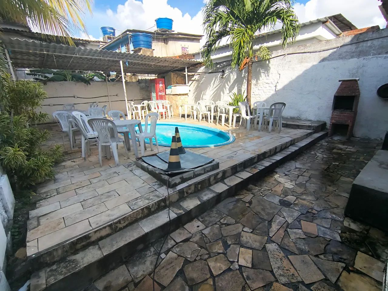 Espaço externo para festa com piscina em recife perto do shopping tacaruna  - Foto 4
