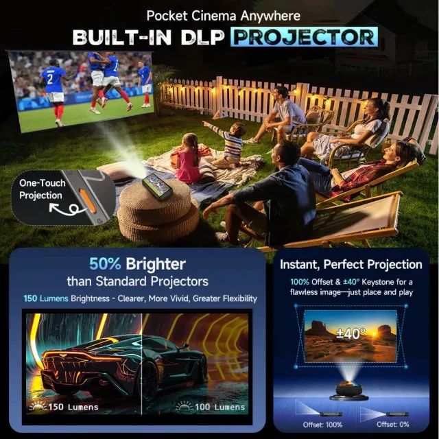 Ulefone Armor 34 PRO PLUS com projetor 512gb e 32 ram - Preto - Foto 4
