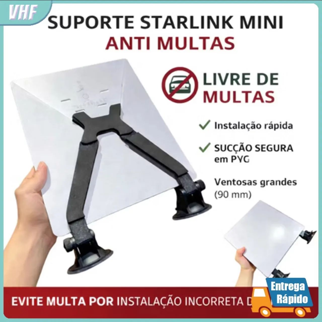 Suporte para Painel Starlink- Sem risco de multas 