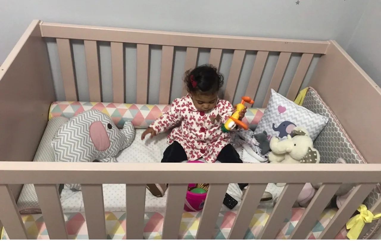 Quarto completo bebê rosa MATIC